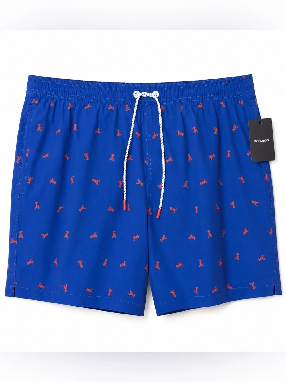 🆕 Bonobos Men’s XL Blue Lobster Print 7” Swim Trunks Lined